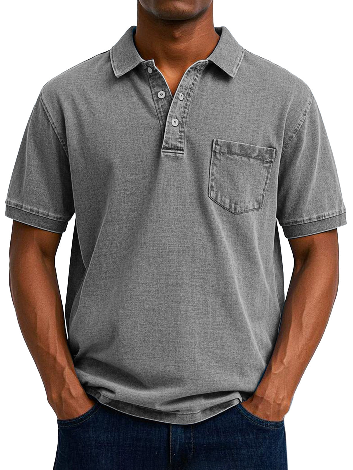 Ladislav | Vintage casual polokošeľa pre mužov