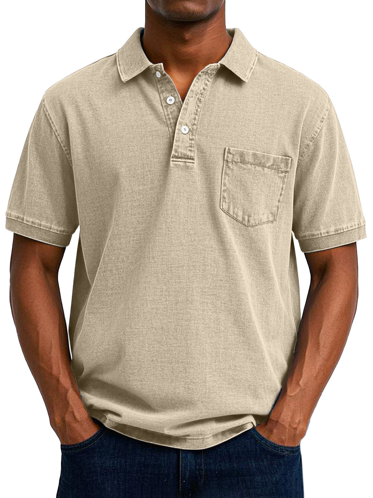 Ladislav | Vintage casual polokošeľa pre mužov