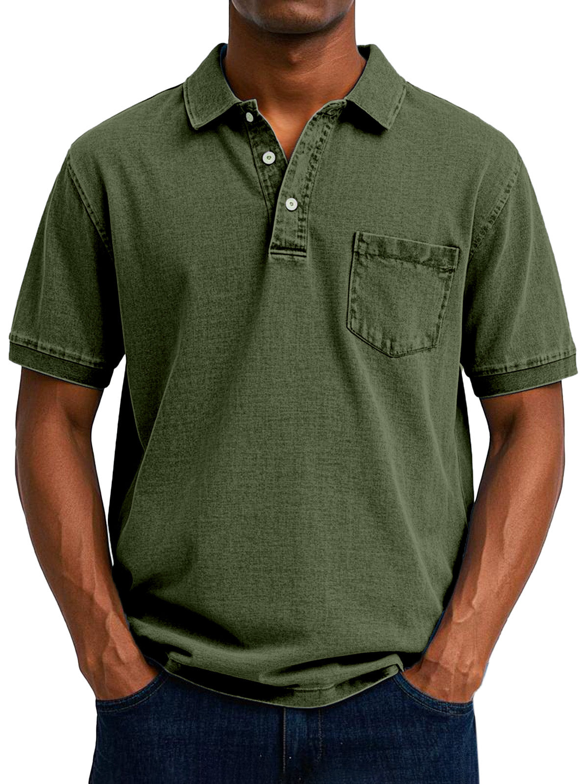 Ladislav | Vintage casual polokošeľa pre mužov