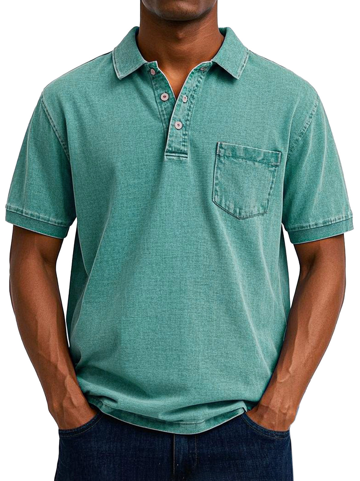 Ladislav | Vintage casual polokošeľa pre mužov