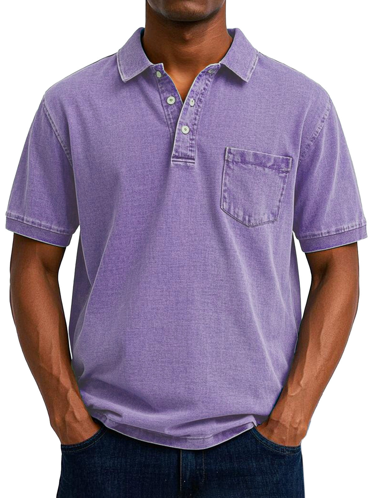 Ladislav | Vintage casual polokošeľa pre mužov